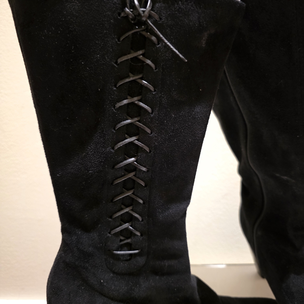 Presaro Shakira Side Lace Suede Boot